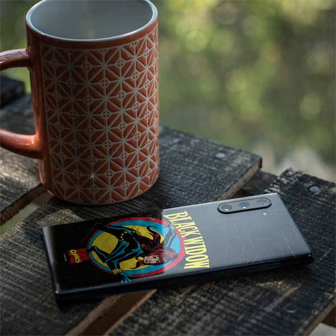 Marvel Classic Comics Black Widow Galaxy Note 10 Skin